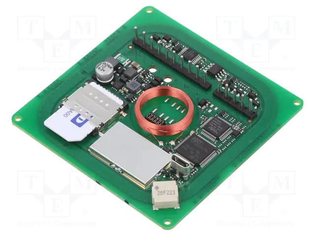 RFID reader; 9÷30V; GPIO,RS485,USB,WIEGAND; antenna; Range: 100mm ELATEC T4WQ-F1F26-PI