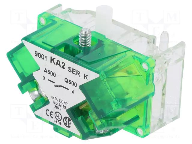 Contact block; 30mm; 9001K; Contacts: NO SCHNEIDER ELECTRIC 9001KA2