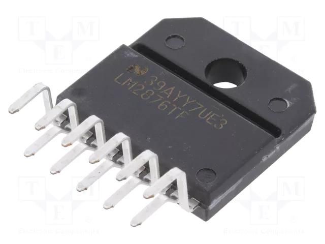 IC: audio amplifier; Pout: 40W; 20÷60VDC; Ch: 1; Amp.class: AB; 4Ω TEXAS INSTRUMENTS LM2876TF/NOPB