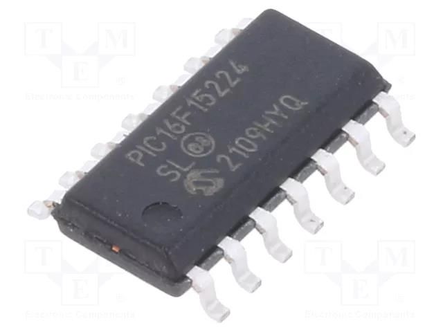 IC: PIC microcontroller; 7kB; 32MHz; MSSP (SPI / I2C); 1.8÷5.5VDC MICROCHIP TECHNOLOGY PIC16F15224-I/SL