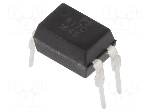 Optocoupler; THT; OUT: transistor; Uinsul: 5kV; CTR@If: 400%@5mA OPTOSUPPLY PS817