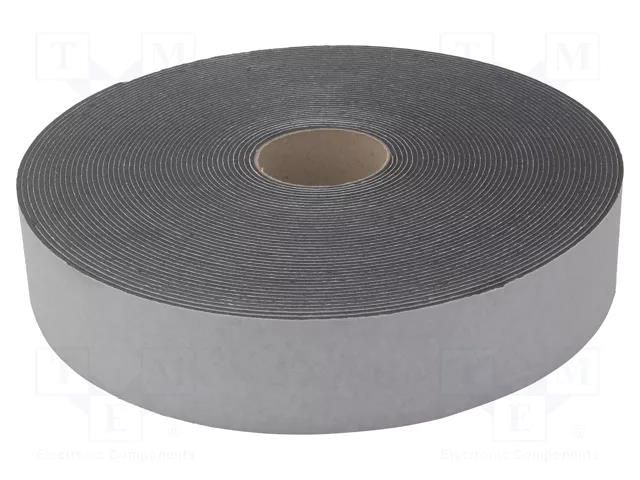 Tape: sealing; W: 70mm; L: 30m; Thk: 3mm; grey; caoutchouc hot-melt INTRA PS-3301-3/70/30