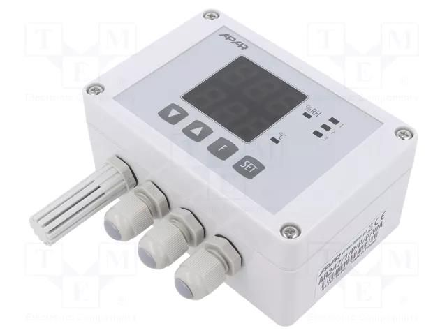 Module: regulator; temperature,humidity; SPDT; OUT 2: SPST-NO APAR AR2471PPPWA