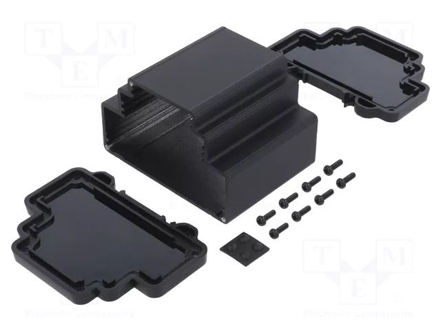 Enclosure: for DIN rail mounting; Y: 98.3mm; X: 78.3mm; Z: 69mm GAINTA ALUD4MG-PBK-V0