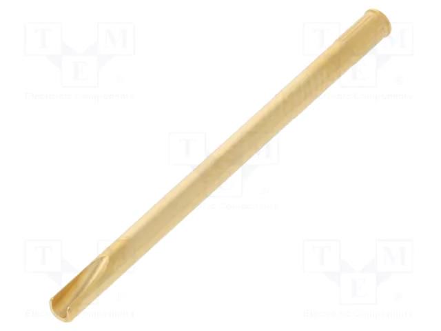 Test probe socket; series 71; Application: series 71; soldered FIXTEST S71.00-L