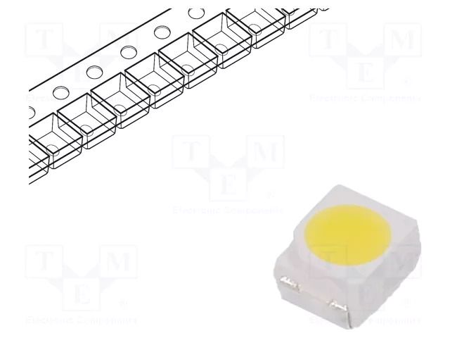 LED; white neutral; SMD; 3528,PLCC2; 10÷15lm; 3950-4600K; 70; 120° REFOND RF-WNMA30DS-EE-F-Y