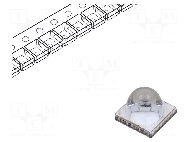 Power LED; UV-C; 48°; 400mA; λd: 265÷280nm; 15÷21VDC; 7x7x5.8mm ProLight Opto PBSD-12JLA-KC