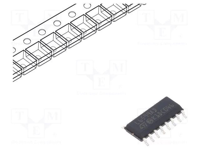 IC: driver; resonant mode controller; SO16; Ch: 1; 8.8÷16VDC STMicroelectronics L6599ADTR