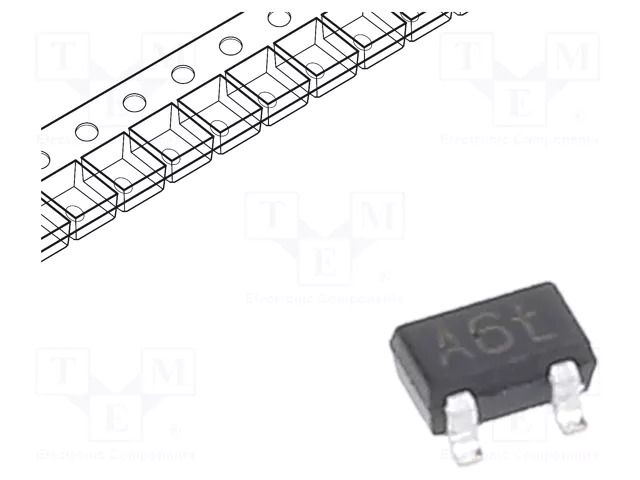 Diode: switching; SMD; 100V; 175mA; 4ns; SOT323; Ufmax: 1.25V NEXPERIA BAS16W.115