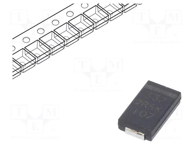 Capacitor: polymer; low ESR; 330uF; 2.5VDC; V; 2917; SMD; ESR: 4.5mΩ KEMET A700V337M2R5ATE4R5