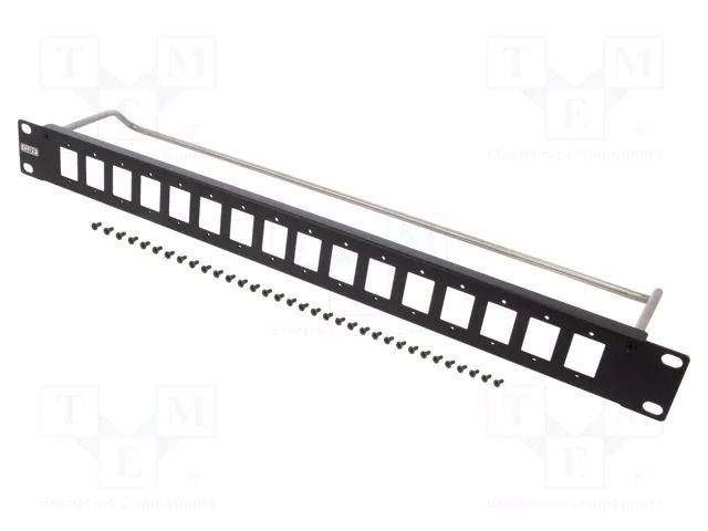 Mounting adapter; patch panel; rack; screw; 29mm; UNC 4-40; SLIM CLIFF CP30160