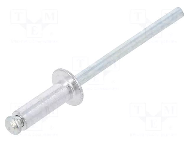 Rivet; aluminium; Rivet diam: 4mm; L.rivet: 10mm; 500pcs. BETA 1741RV-3.8K