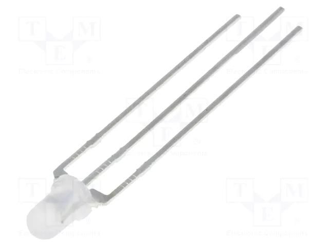 LED; red/yellow-green; 3mm; 100°; Front: convex; No.of term: 3 OPTOSUPPLY OSRGNA31A2A-W