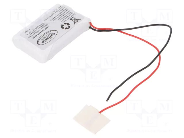 Re-battery: Li-Ion; Cell: PANASONIC; 103450; 3.6V; 2200mAh; cables CELLEVIA BATTERIES NCA103450A/1S1P