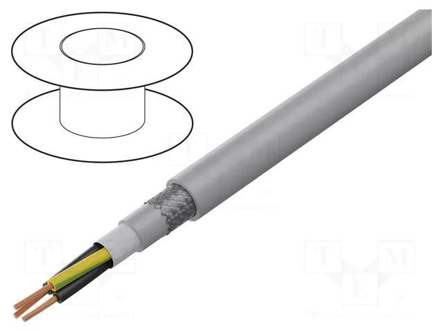 Wire: control cable; ÖLFLEX® FD CLASSIC 810 CY; 3G0.75mm2; grey LAPP CL-FD810CY-3G0.75