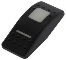 ROCKER SWITCH CAP, RECTANGULAR, BLACK VVAAC00-000