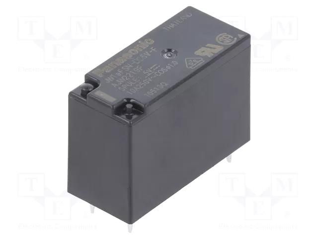 Relay: electromagnetic; SPST-NO; Ucoil: 5VDC; Icontacts max: 10A PANASONIC JW1AFSN-DC5V-F