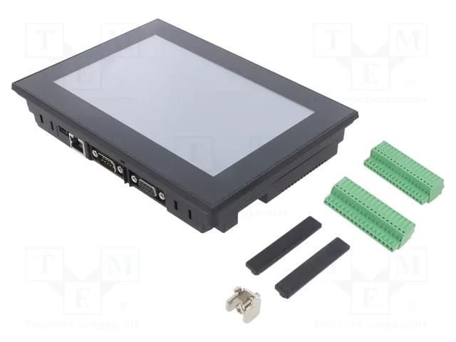 HMI panel; 7"; 800x480; 24VDC; Ethernet,RS232C,RS422,USB AUTONICS LP-A070-T9D6-C5T