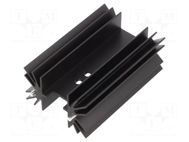 Heatsink: extruded; TO218,TO220,TO247; black; L: 25mm; W: 41.6mm OHMITE FA-T220-64E