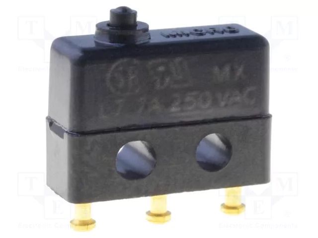 Microswitch SNAP ACTION; 7A/250VAC; without lever; SPDT; Pos: 2 HONEYWELL 4SX1-T