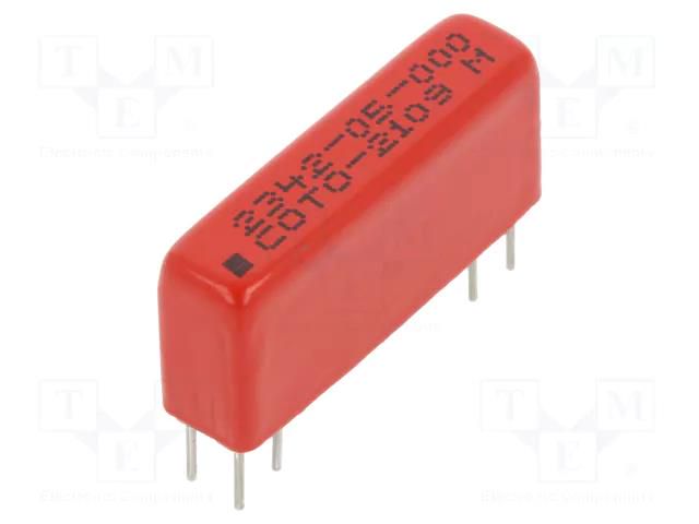Relay: reed switch; DPDT; Ucoil: 5VDC; 0.25A; max.100VDC; 10W; THT COTO TECHNOLOGY 2342-05-000