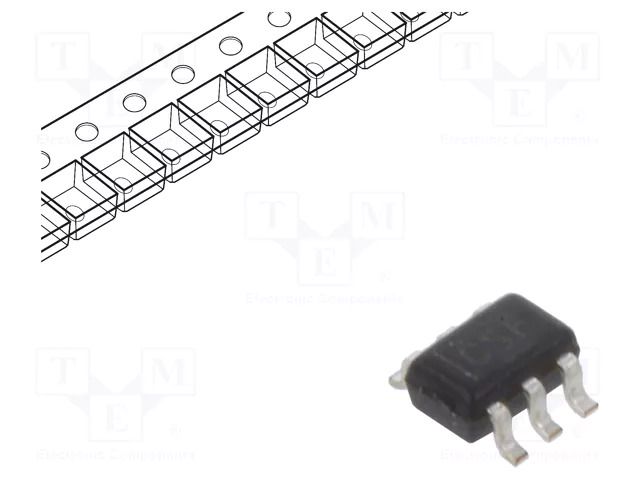 IC: digital; configurable,multiple-function; IN: 3; SMD; SC70-6 TEXAS INSTRUMENTS SN74LVC1G97DCKR