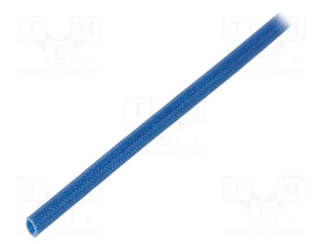 Insulating tube; fiberglass; blue; -20÷155°C; Øint: 2mm SYNFLEX FGS-2-BL-200