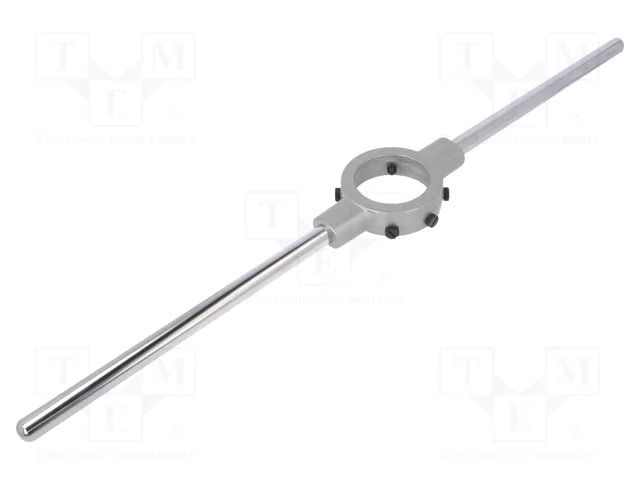 Diestock; cast zinc; Grip capac: G 7/8"-G 1",Mf27-Mf36; L: 630mm VÖLKEL VOLKEL-15012
