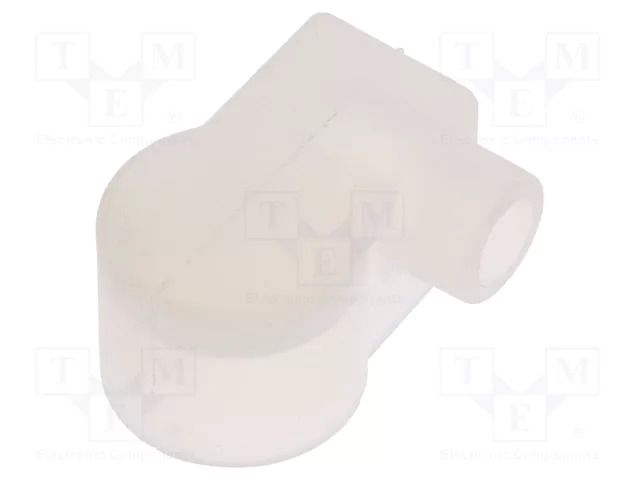 Stopper; silicone; right,with hole FOSE NL1023-SO-R