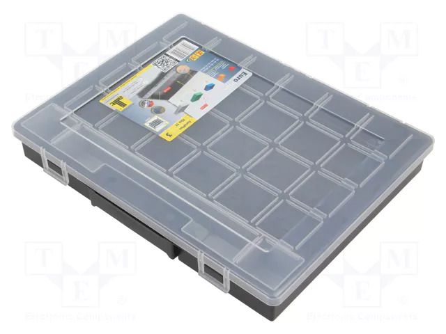Container: collective; with boxes; polypropylene; black ALLIT AG W-457204