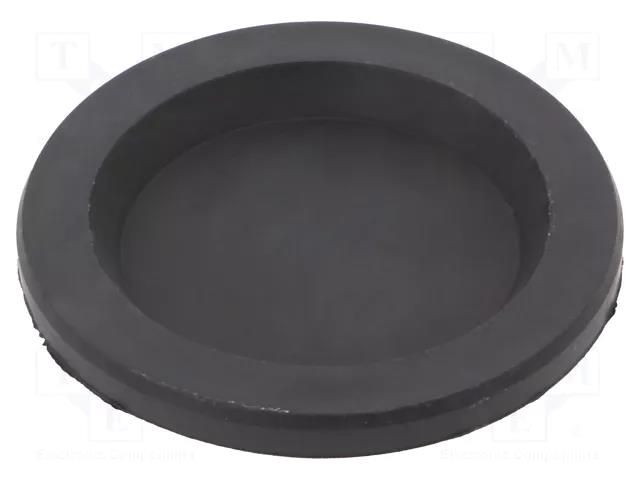 Grommet; with bulkhead; Ømount.hole: 70.2mm; Øhole: 53mm; black TRELLEBORG T-GDM53