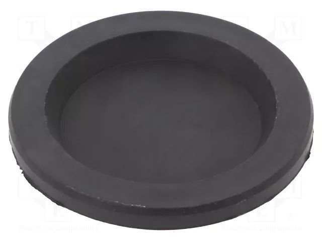 Grommet; with bulkhead; Ømount.hole: 70.2mm; Øhole: 53mm; black TRELLEBORG T-GDM53