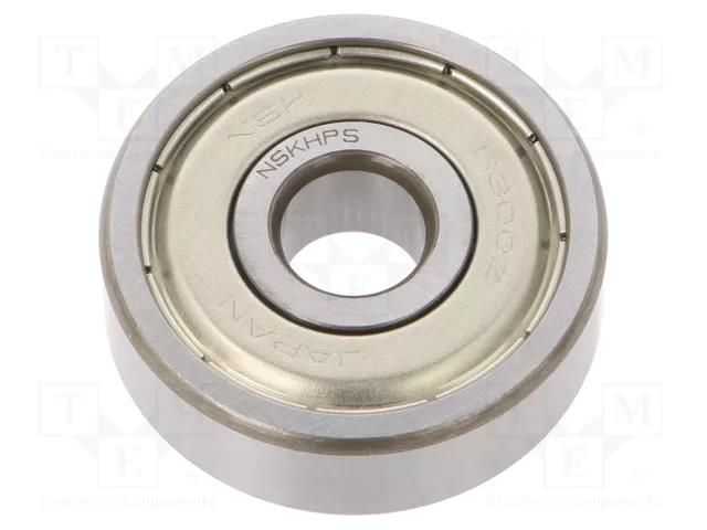 Bearing: ball; Øint: 10mm; Øout: 35mm; W: 11mm; bearing steel NSK NSK6300-ZZ-CM