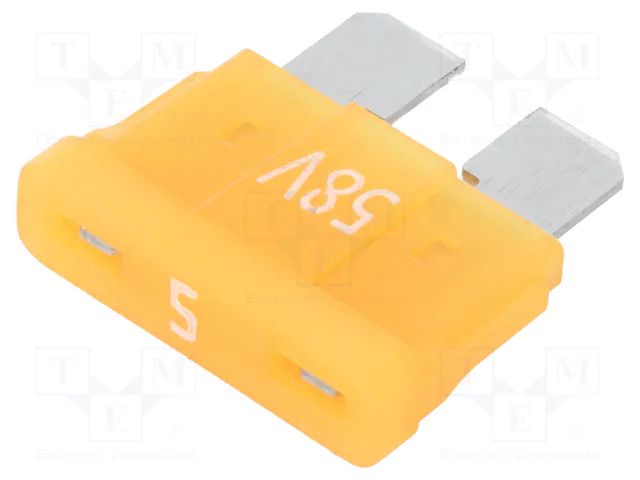 Fuse: fuse; 5A; 58VDC; automotive; 19.3mm; tin alloy ESKA 340024-58V