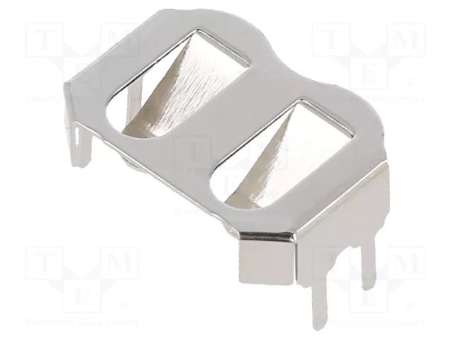 Holder; BR1216,BR1225,CR1216,CR1225; PCB; 3.6mm; bulk LINX TECHNOLOGIES / TE Connectivity BAT-HLD-012-THM