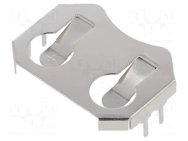 Clip; BR2016,CL2016,CR2016,DL2016; PCB; 2.8mm; bulk LINX TECHNOLOGIES BAT-HLD-002-THM