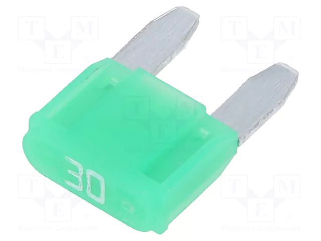 Fuse: fuse; 30A; 32VDC; automotive; 10.9mm; MINI; tin alloy ESKA 341833