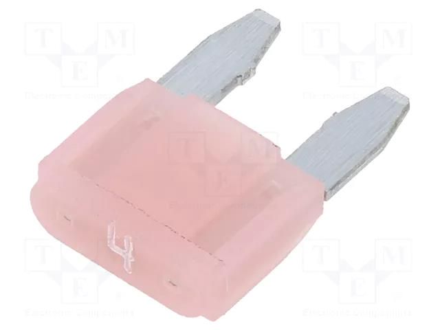 Fuse: fuse; 4A; 32VDC; automotive; 10.9mm; MINI; tin alloy ESKA 341823