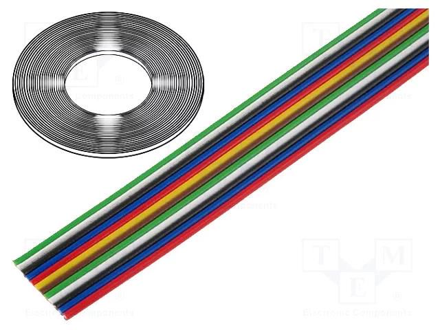 Wire: ribbon; TLWY; 12x0.35mm2; stranded; Cu; unshielded; PVC; 150V TECHNOKABEL 5.2.154