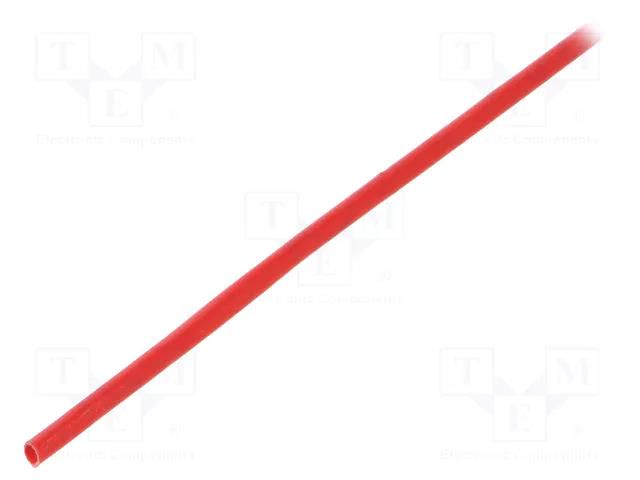 Insulating tube; fiberglass; red; -20÷155°C; Øint: 2mm SYNFLEX FGS-2-RD-200