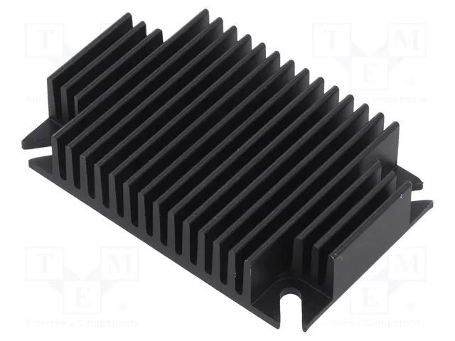 Heatsink: extruded; grilled; TO218,TO220; black; L: 36.8mm; 2.1°C/W Wakefield Thermal 547-45AB