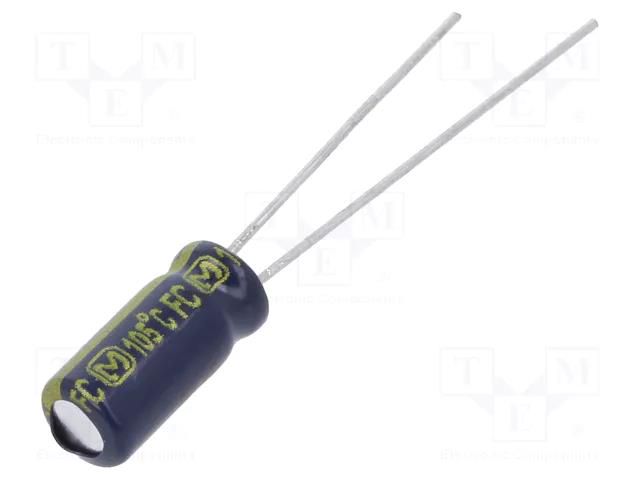 Capacitor: electrolytic; low ESR; THT; 15uF; 50VDC; Ø5x11mm; ±20% PANASONIC EEUFC1H150