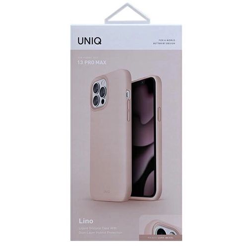 Uniq Lino case for iPhone 13 Pro Max - pink, UNIQ 8886463678138 8886463678138