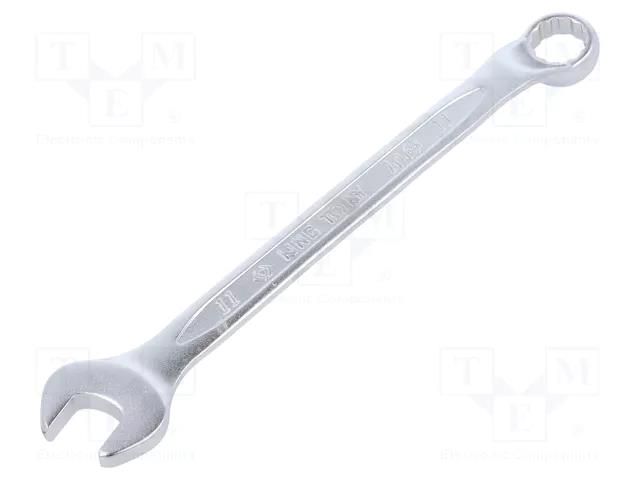 Wrench; bent,combination spanner; 11mm; Chrom-vanadium steel KING TONY KT-1063-11