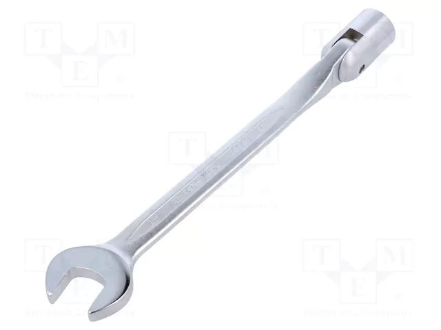 Wrench; combination swivel head socket,with joint; 250mm KING TONY KT-1020-19