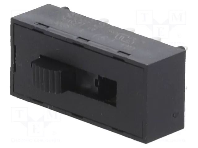 Switch: slide; Pos: 3; DP3T; 2A/250VAC; 0.5A/125VDC; ON-ON-ON; THT C&K L203111MS02Q
