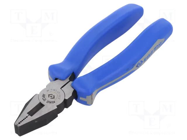 Pliers; universal; two-component handle grips; 188mm KING TONY KT-6111-07