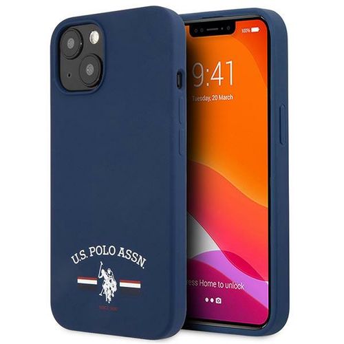 US Polo USHCP13SSFGV iPhone 13 mini 5,4" granatowy/navy Silicone Collection, U.S. Polo Assn. 3666339029371 3666339029371