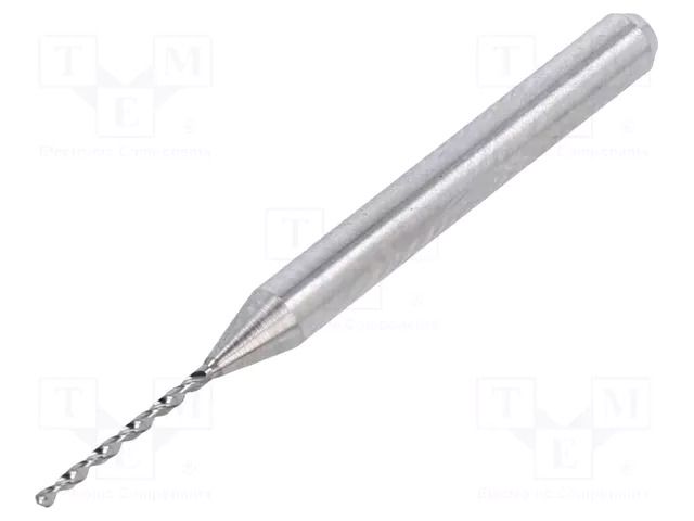 Drill bit; Ø: 0.8mm; L: 38.2mm; PCB; Working part len: 10mm; 1/8" KEMMER PRAEZISION SM32-0.8/1