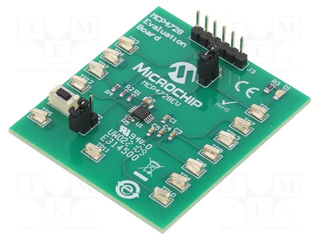 Dev.kit: Microchip; Components: MCP4728 MICROCHIP TECHNOLOGY MCP4728EV